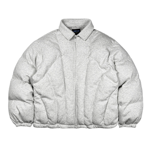 ComicTree C.t 2025冬季翻领贝壳分割棉服男士棉袄新款美式外套潮