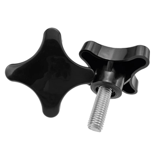 四星塑胶头手拧螺丝四角把手十字旋钮加号手柄机械螺丝钉5M6M8M10