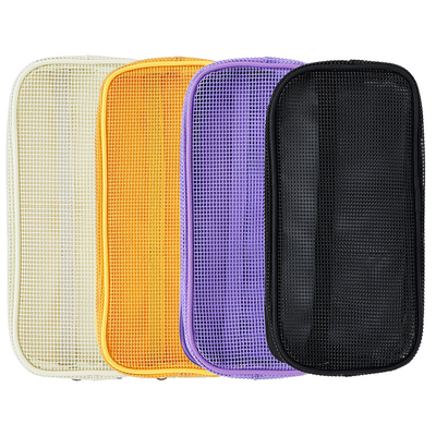 国誉单侧网格笔袋分类收纳