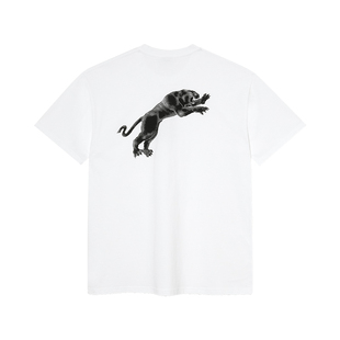 Polar Skate Co Tape and Panther Tee纯棉重磅印花滑板短袖T恤潮