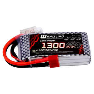 航模锂电池遥控车1300mAh2S7.4V3S11.1v25C足容高倍率动力电池组