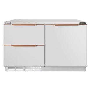 美菱台下嵌入式冰箱家用三门风冷无霜智能变频抽屉式橱柜冰箱卧式