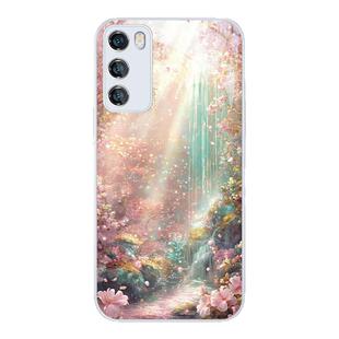 适用华为mate70pro流水生金手机壳华为nova13pro新款12招财11好运pura70pro春天p60小清新p50小众50/40玻璃30