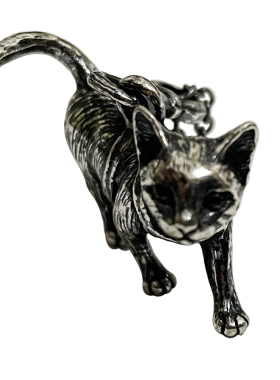 KOPOMETAL复古可爱小猫咪项链女