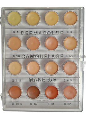 kryolan系列16色迷你德国面具