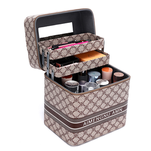 化妆包大容量女网红ins风化妆品收纳包分层收纳高档手提化妆箱