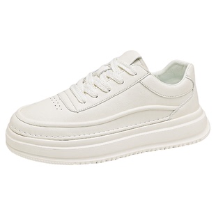 男鞋2025新款高级感增高小白鞋男款韩版厚底休闲鞋子百搭板鞋软面