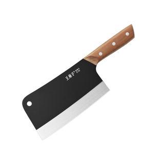 王麻子砍骨刀锻打菜刀屠夫高锰钢高硬度重型坎剁斩断大骨头专用刀