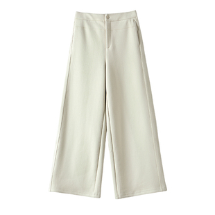 云上生活【轻活垂垂裤】慵懒松弛感阔腿直筒裤冬宽松显瘦加绒裤子