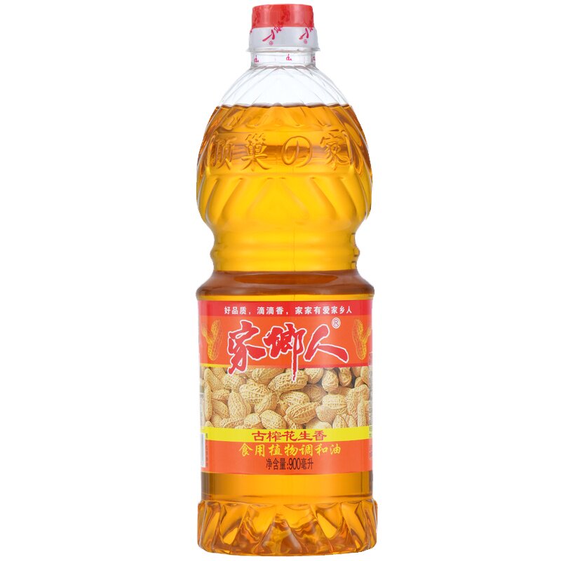 家乡人黄金比例桶装花生调和油