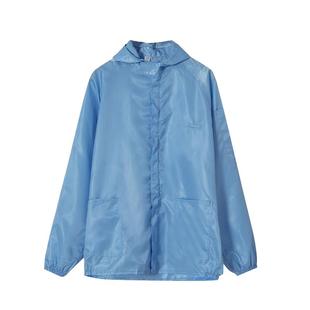 无尘服分体连帽防静电衣短款防尘工作服喷漆防护服洁净服男女套装