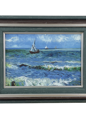 梵高大海美欧式油画墙面装饰画