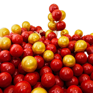 气球结婚布置婚房装饰套装婚礼订婚场景红色双层汽球婚庆用品大全