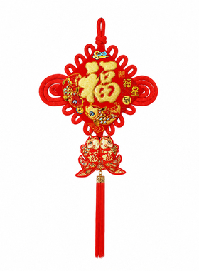 手工编织挂鱼中国结招财进宝