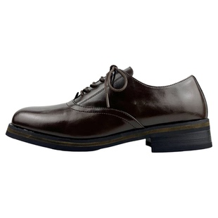 两点浪漫2026春新小众Cleanfit休闲皮鞋男女英伦时尚方头德比鞋潮