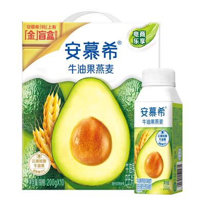 ju！安慕希牛油果燕麦风味酸奶200g*10盒