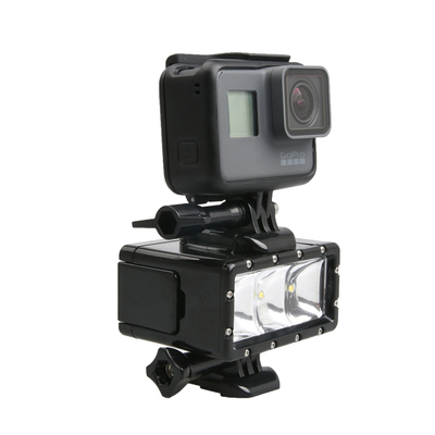 GoProhero10/9/8/7山狗配件30米防水潜水灯媲美补光灯探照LED摄像
