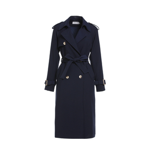 中长款风衣外套女春季2026新款高级感时髦气质韩系休闲过膝大衣