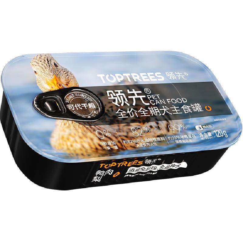 领先鸭肉+梨犬主食罐