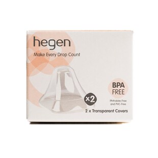 hegen海格恩奶瓶新加坡瓶领透明奶瓶盖子防尘盖原装配件原装正品