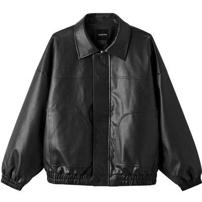 【羽绒内里】gxg.jeans男装 pu皮时尚轻薄夹克羽绒服外套25冬新品