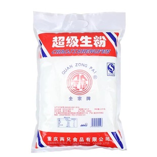 全宗超级生粉5斤马铃薯淀粉勾芡粉食用土豆淀粉土豆粉2.5kg嫩肉粉