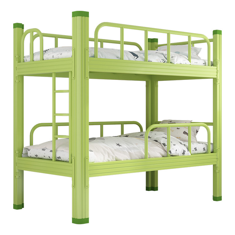 托班午休床儿童床上下铺铁床幼儿园小学生午休床托管班双层午睡床