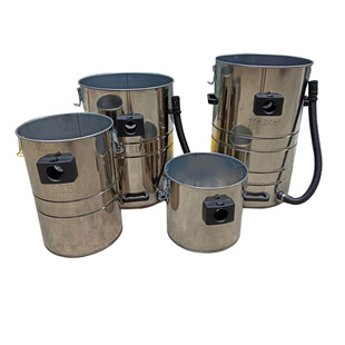 洁霸吸尘器BF502不锈钢桶铁桶盖子配件白云吸水机吸钢桶水桶BF501