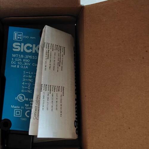 议价西克SICK光电开关感测器 WT18-3P610 订货号：1025890