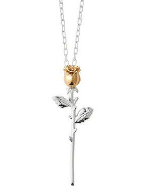 AMBUSH金属玫瑰花项链可调节