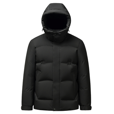 鸭鸭爸爸中老年羽绒服男短款