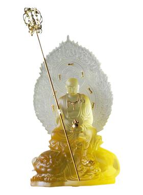 背板地藏王菩萨居家寺庙琉璃佛像