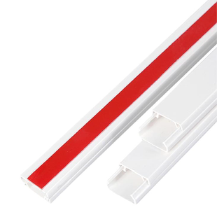 PVC线槽20*10带胶明装方形阻燃小线槽塑料走线槽墙面明线线槽