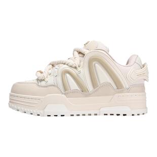 【王靖雯同款】奇安达新款鞋子厚底松糕鞋增高百搭面包鞋情侣板鞋