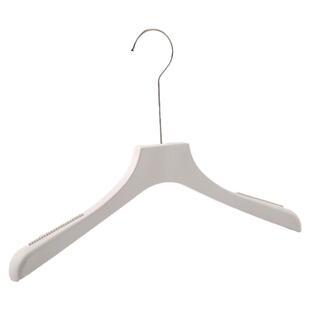 服装店专用衣架仿木白塑料衣服架防滑无痕婚纱衣撑裤夹子挂钩定制