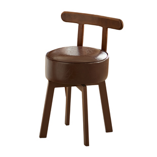 餐椅客厅轻奢餐桌椅家用餐凳中古风靠背椅子卧室梳妆凳简约凳子