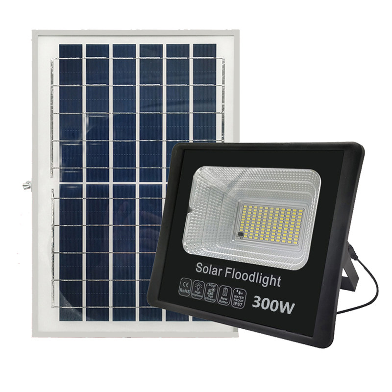 远程超亮LED太阳能庭院灯户外防水家用室内小区道路照明路灯300W
