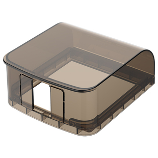 斜五孔插座防水盒浴室卫生间粘贴式开关防水罩86型错位面板保护盖