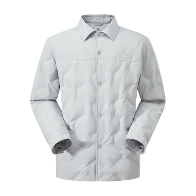 凯莱牧户外轻薄衬衫领羽绒服外套