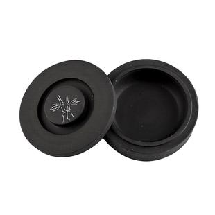 特价4寸带盖天然原石罗纹砚台学生用毛笔墨盒书法研墨磨墨条墨池