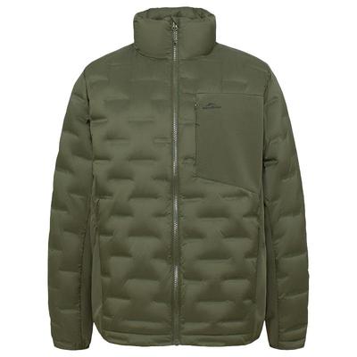 鸭鸭男款连帽立领短款轻薄羽绒服