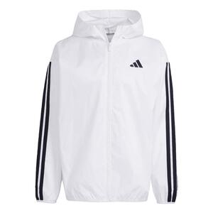 易用系休闲三条纹连帽夹克外套男装春季adidas阿迪达斯官方轻运动