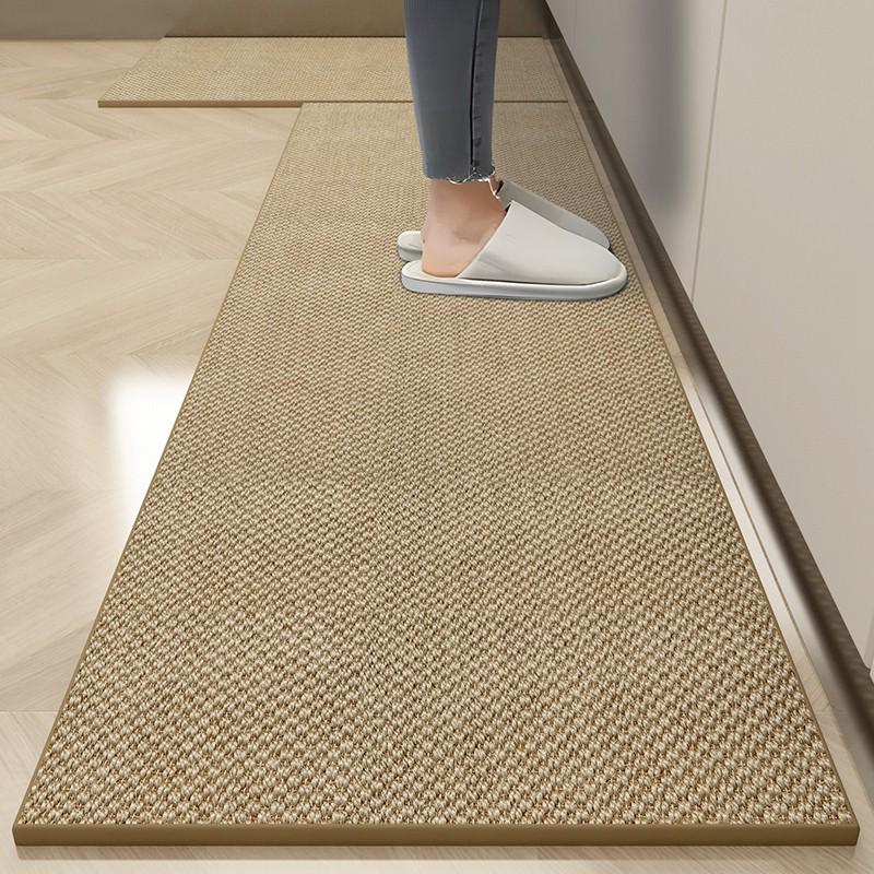 厨房地垫防滑防油防脏地毯专用可擦免洗吸水脚垫防污耐脏日式垫子