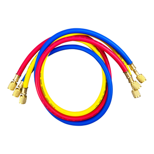 汽车空调加氟管制冷剂氟利昂雪种冷媒管耐高压加液管R410R22 R134