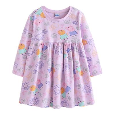 小猪佩奇女童春秋款连衣裙
