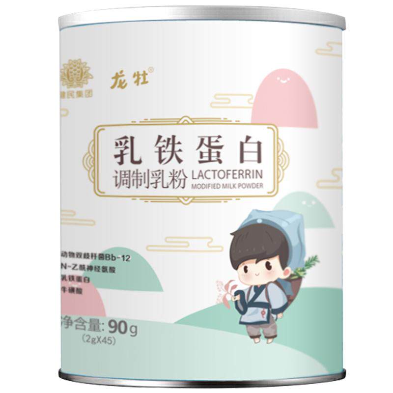 龙牡牌乳铁蛋白调制乳粉儿童孕妇添加益生菌