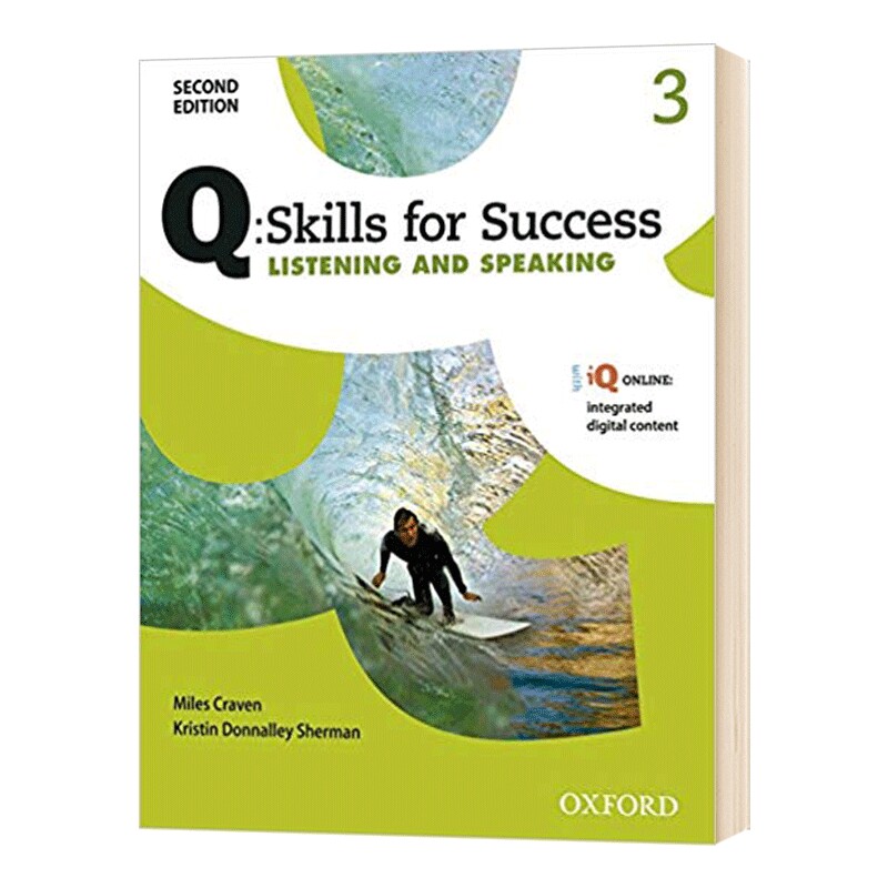 牛津学术成功系列听说教材3级 英文原版 Oxford Q Skills for Success Listening and Speaking 3 英文版进口英语词汇语言学习书籍