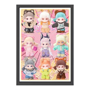 DORA自在系列毛绒挂件展示盒壁挂相框收纳展示盒适用TNT盲盒展示