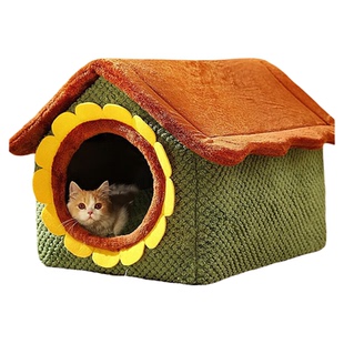 猫窝四季通用狗窝房子夏季室内小型犬狗屋猫房子宠物窝狗房子保暖