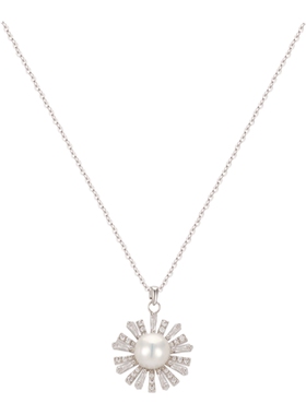 阿吉豆项链女珍珠项链时髦款颈链